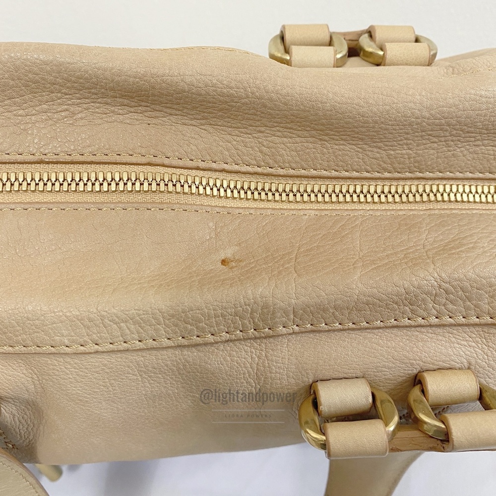 Donna Karen Collection Leather Bag - Cream Vintage - Picture 14 of 14